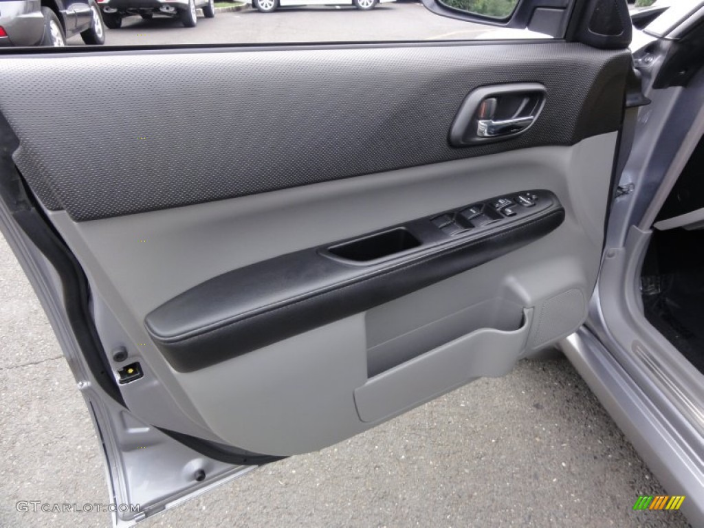 2008 Subaru Forester 2.5 XT Limited Anthracite Black Door Panel Photo #53160035