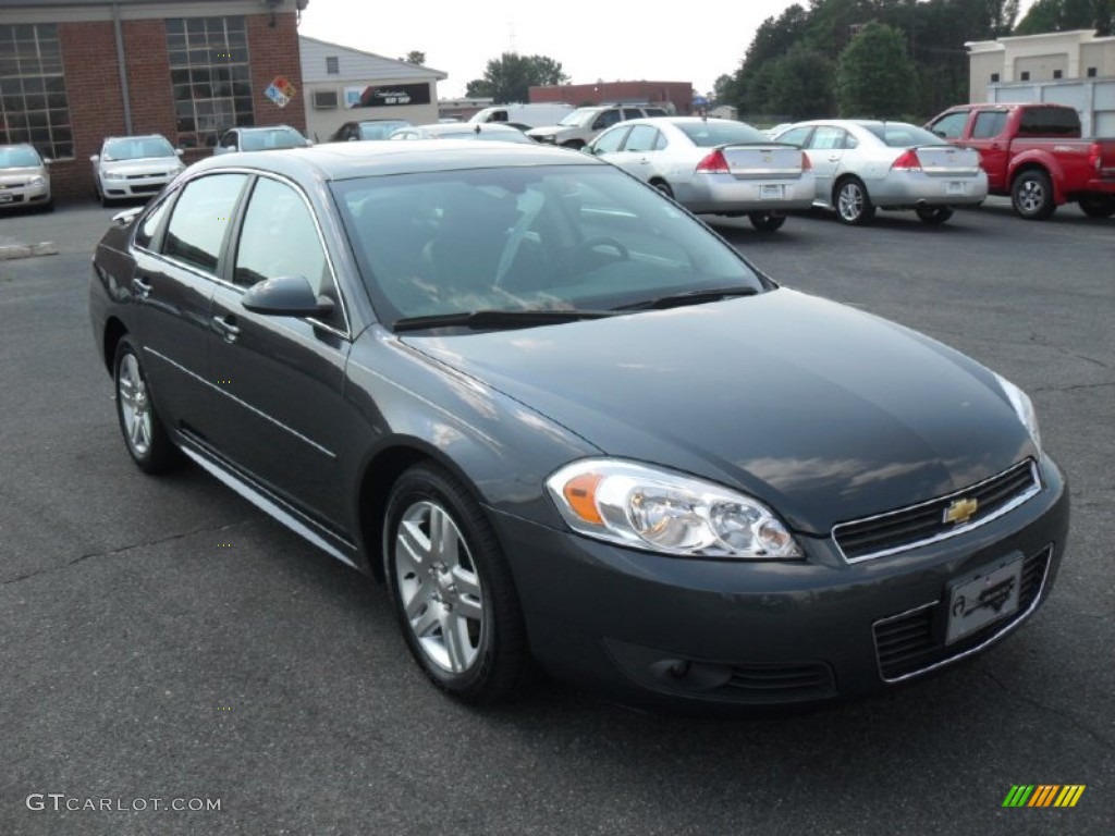 2010 Impala LT - Cyber Gray Metallic / Ebony photo #5