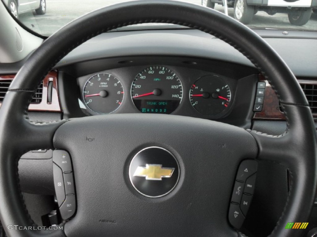 2010 Impala LT - Cyber Gray Metallic / Ebony photo #13