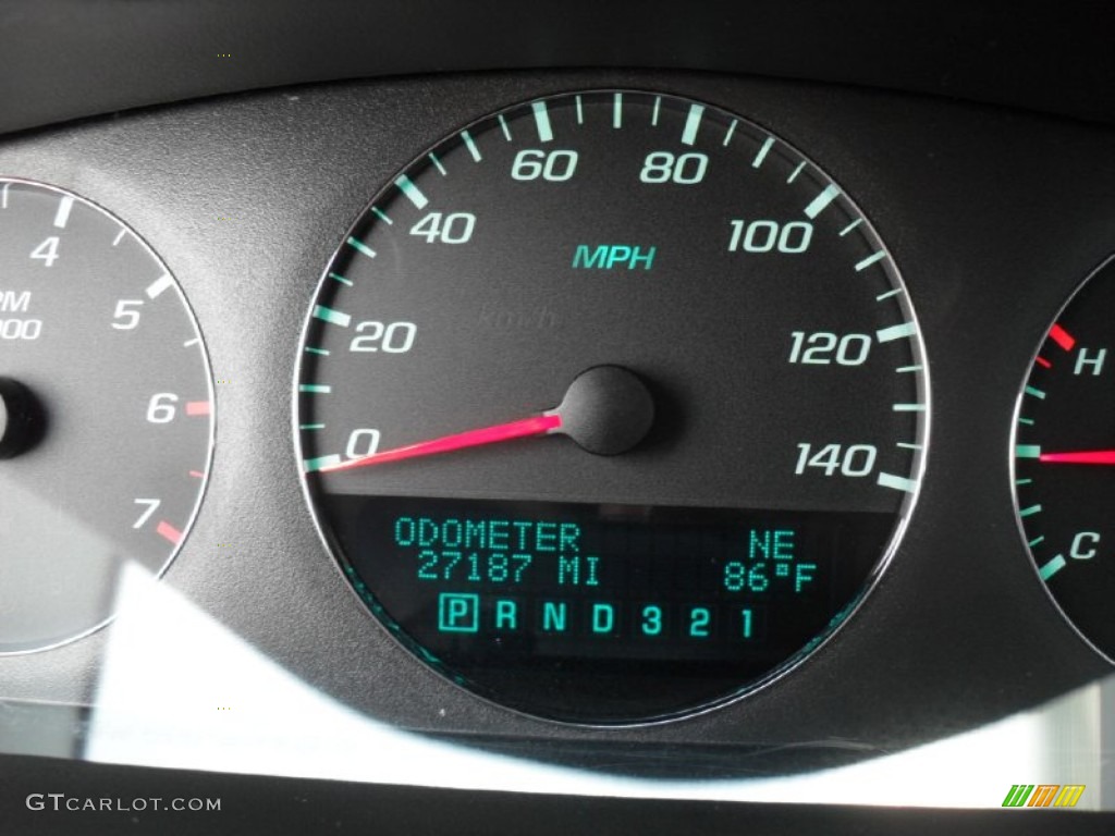 2010 Impala LT - Cyber Gray Metallic / Ebony photo #14