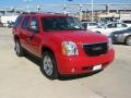 2011 Victory Red GMC Yukon SLT  photo #7