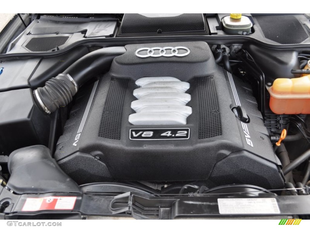 2002 Audi A8 L 4.2 quattro 4.2 Liter DOHC 40-Valve VVT V8 Engine Photo #53162630