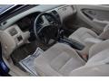 Ivory 2002 Honda Accord EX Coupe Interior Color