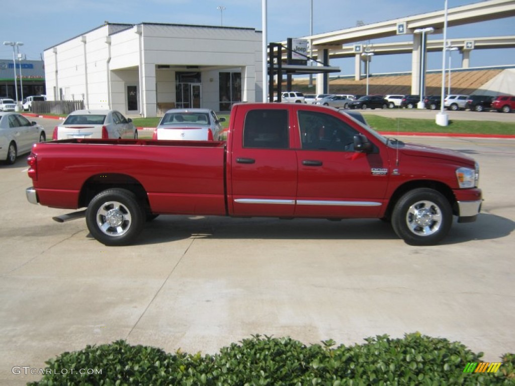 Inferno Red Crystal Pearl 2009 Dodge Ram 2500 Lone Star Quad Cab Exterior Photo #53163245