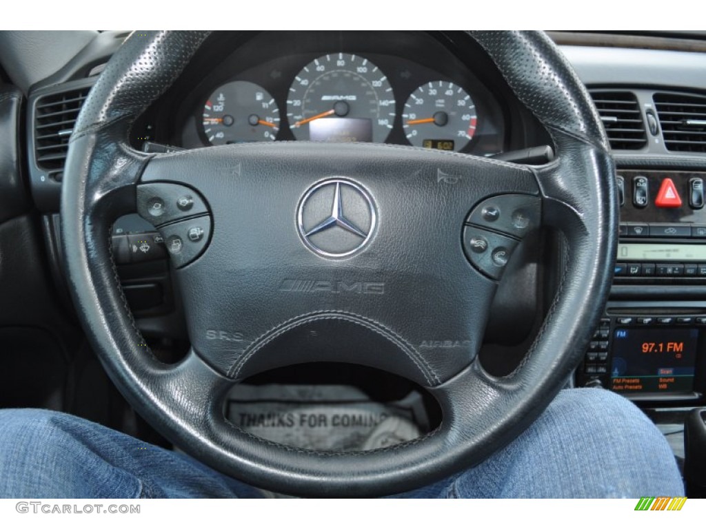 2002 Mercedes-Benz CLK 55 AMG Cabriolet Steering Wheel Photos