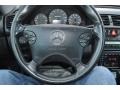 2002 Mercedes-Benz CLK Charcoal Interior Steering Wheel Photo