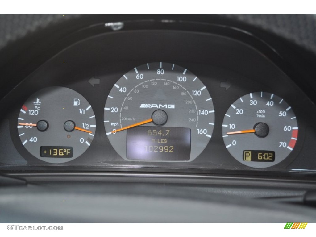 2002 Mercedes-Benz CLK 55 AMG Cabriolet Gauges Photo #53163287