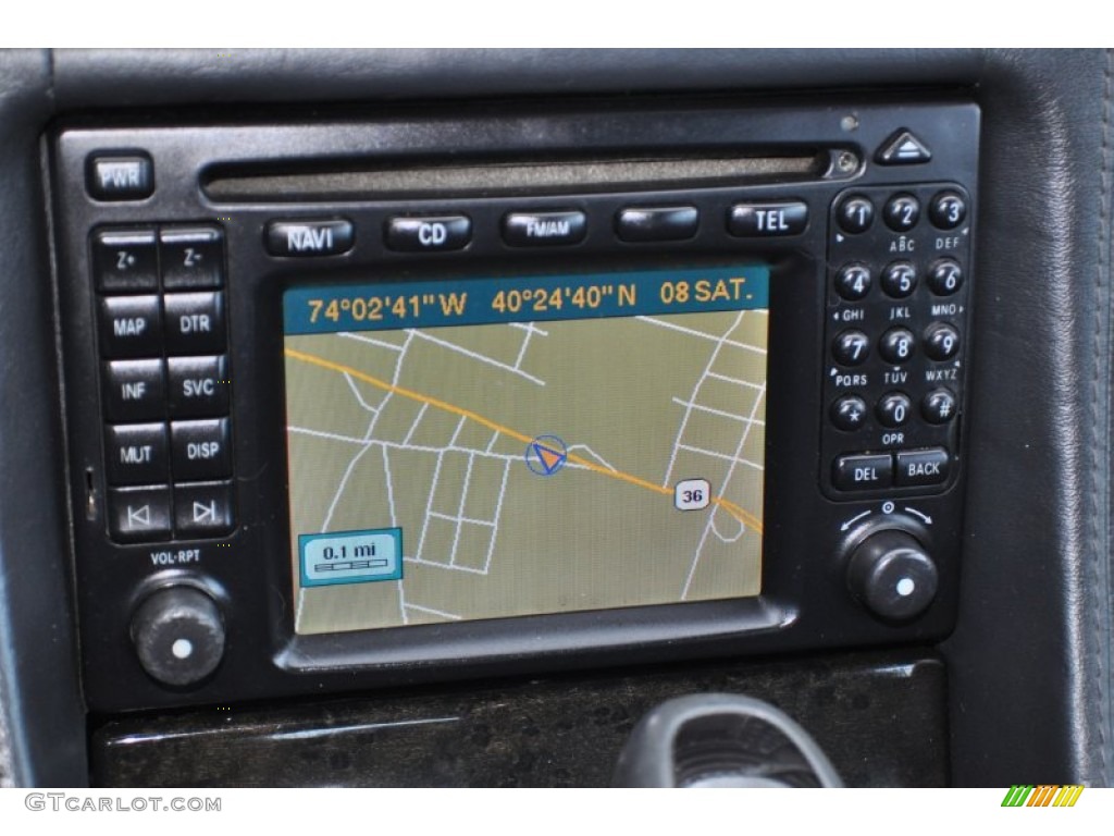 2002 Mercedes-Benz CLK 55 AMG Cabriolet Navigation Photos