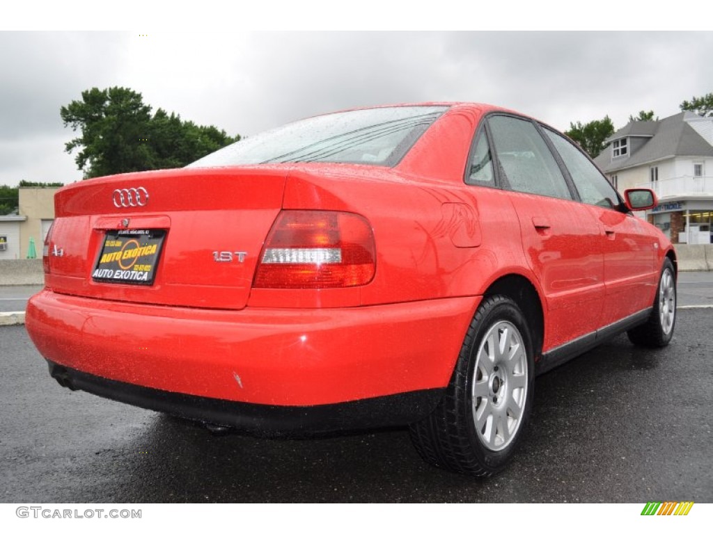 2001 A4 1.8T Sedan - Laser Red / Ecru/Onyx photo #3