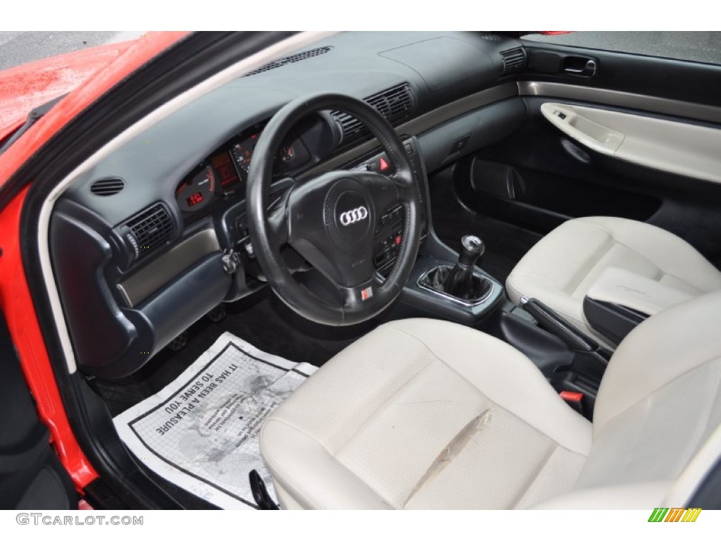 Ecru/Onyx Interior 2001 Audi A4 1.8T Sedan Photo #53163641