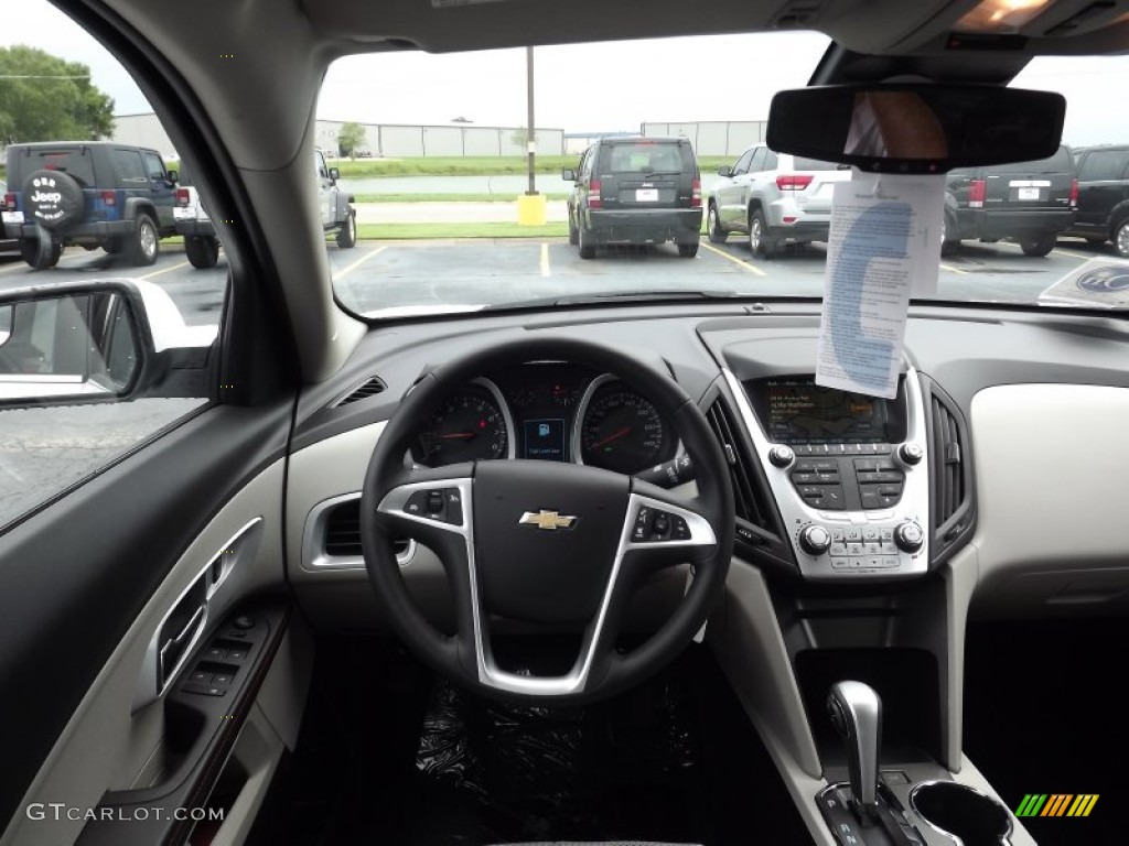 2012 Equinox LT - Summit White / Light Titanium/Jet Black photo #9