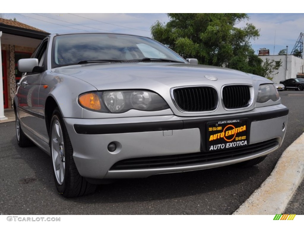 2003 3 Series 325xi Sedan - Titanium Silver Metallic / Black photo #4