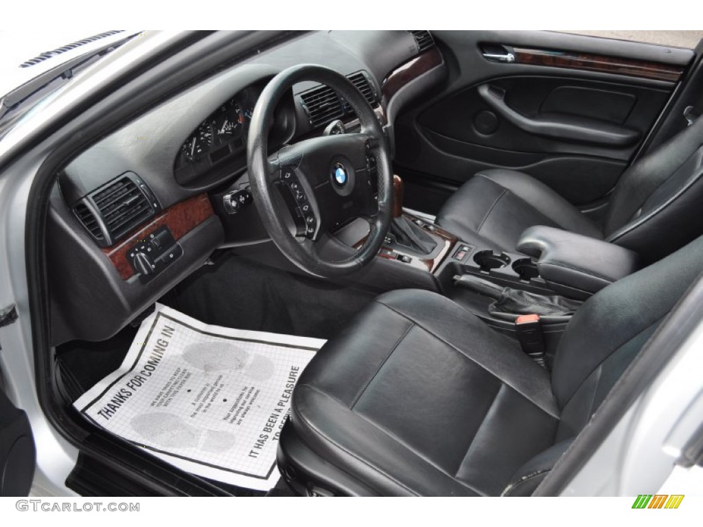 2003 3 Series 325xi Sedan - Titanium Silver Metallic / Black photo #5