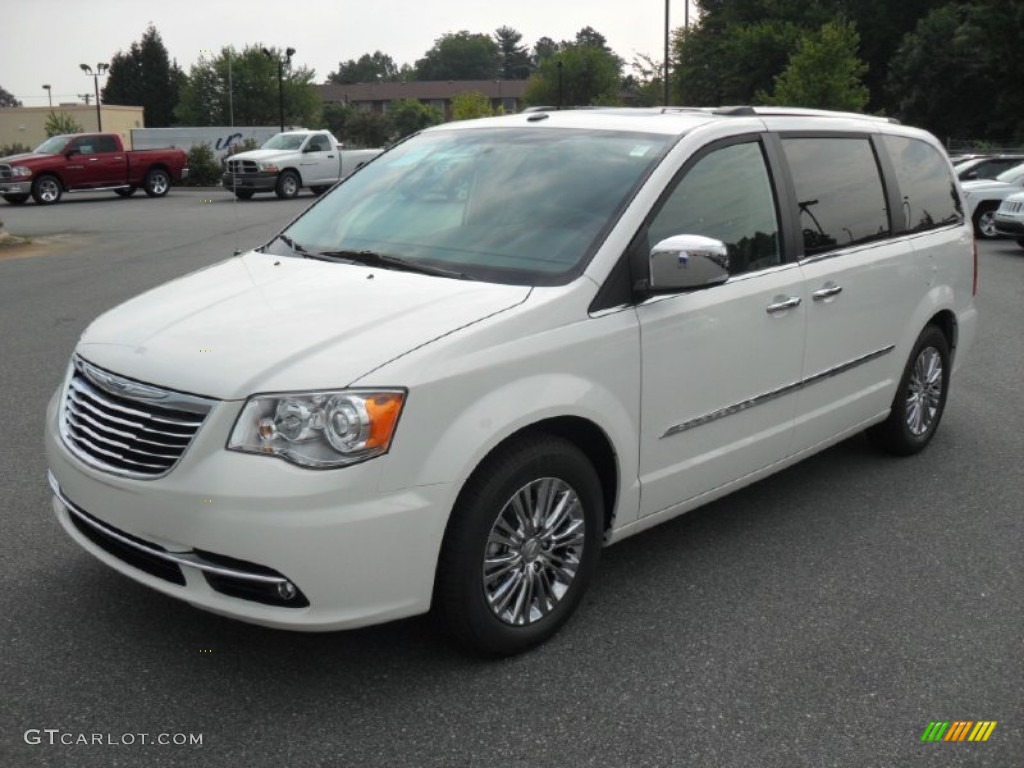 2011 Town & Country Limited - Stone White / Dark Frost Beige/Medium Frost Beige photo #1