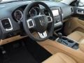 2012 Dodge Durango Black/Tan Interior Prime Interior Photo