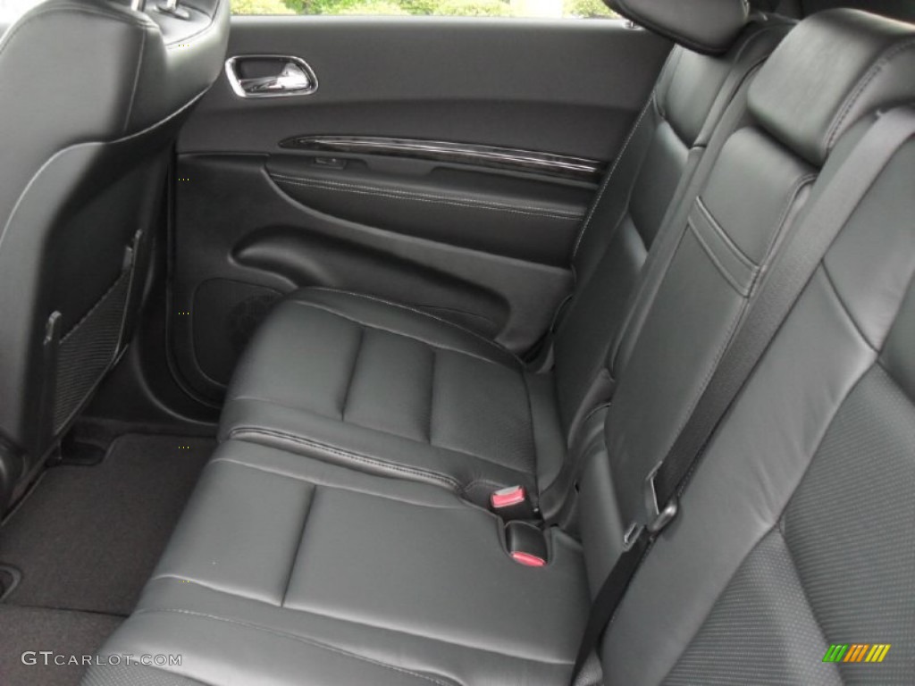 Black Interior 2012 Dodge Durango Citadel AWD Photo #53165321