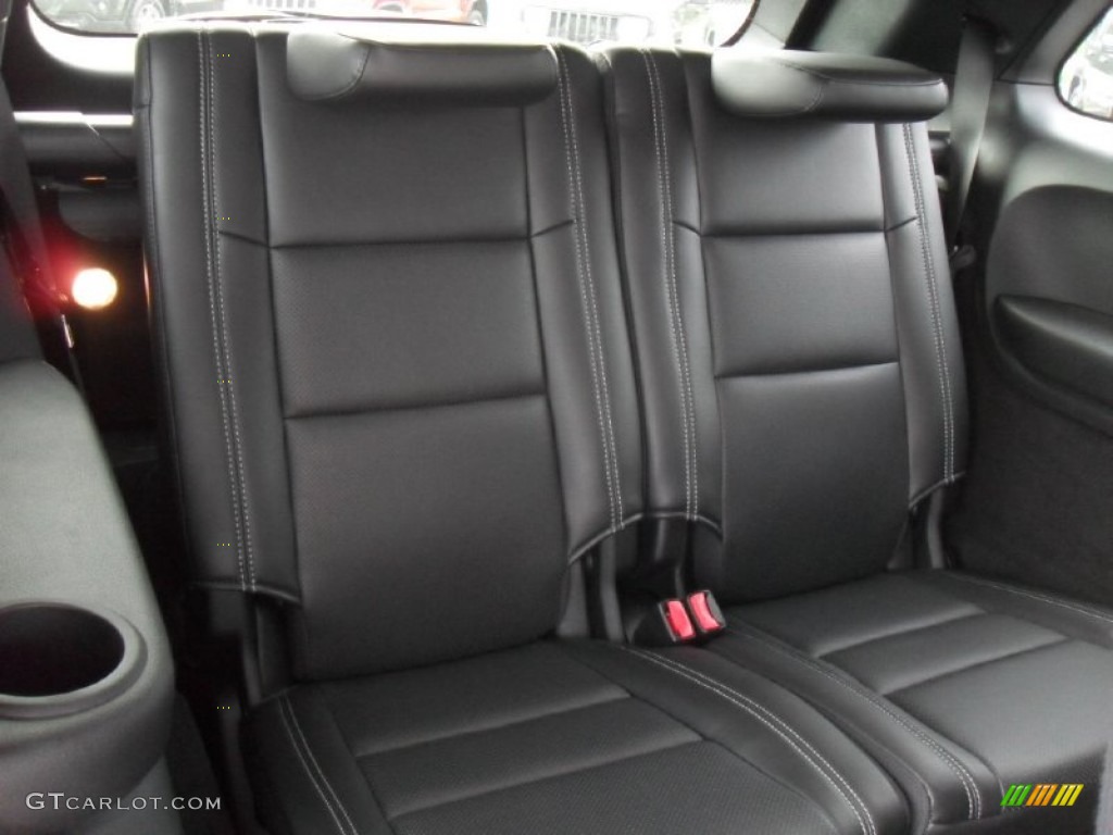 Black Interior 2012 Dodge Durango Citadel AWD Photo #53165339
