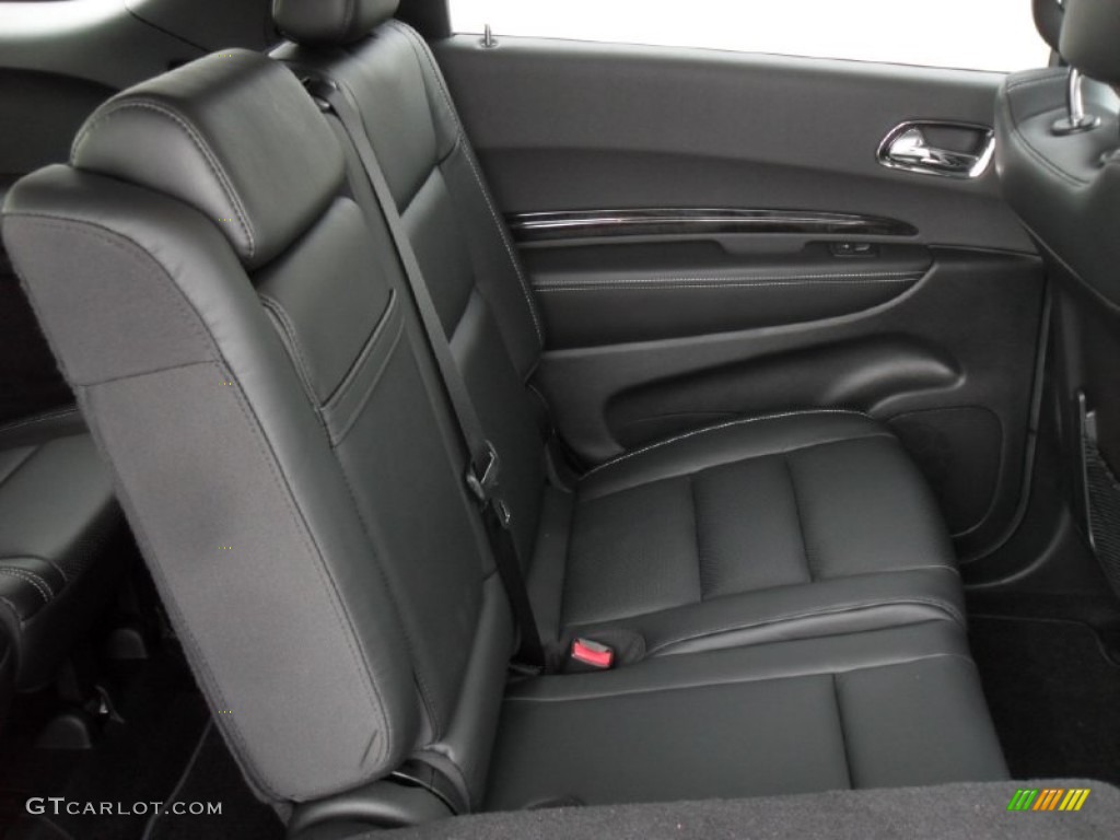 Black Interior 2012 Dodge Durango Citadel AWD Photo #53165342
