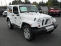 2012 Bright White Jeep Wrangler Sahara 4x4  photo #5