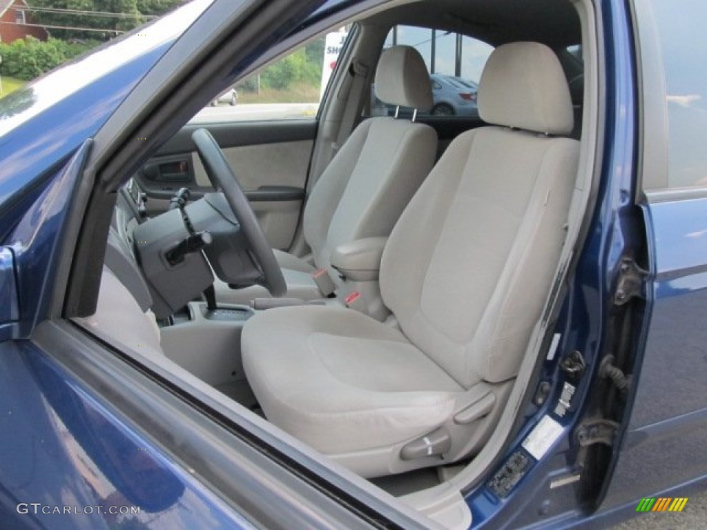 Gray Interior 2005 Kia Spectra EX Sedan Photo #53165826
