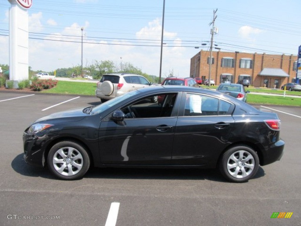 Black Mica 2011 Mazda MAZDA3 i Sport 4 Door Exterior Photo #53165997