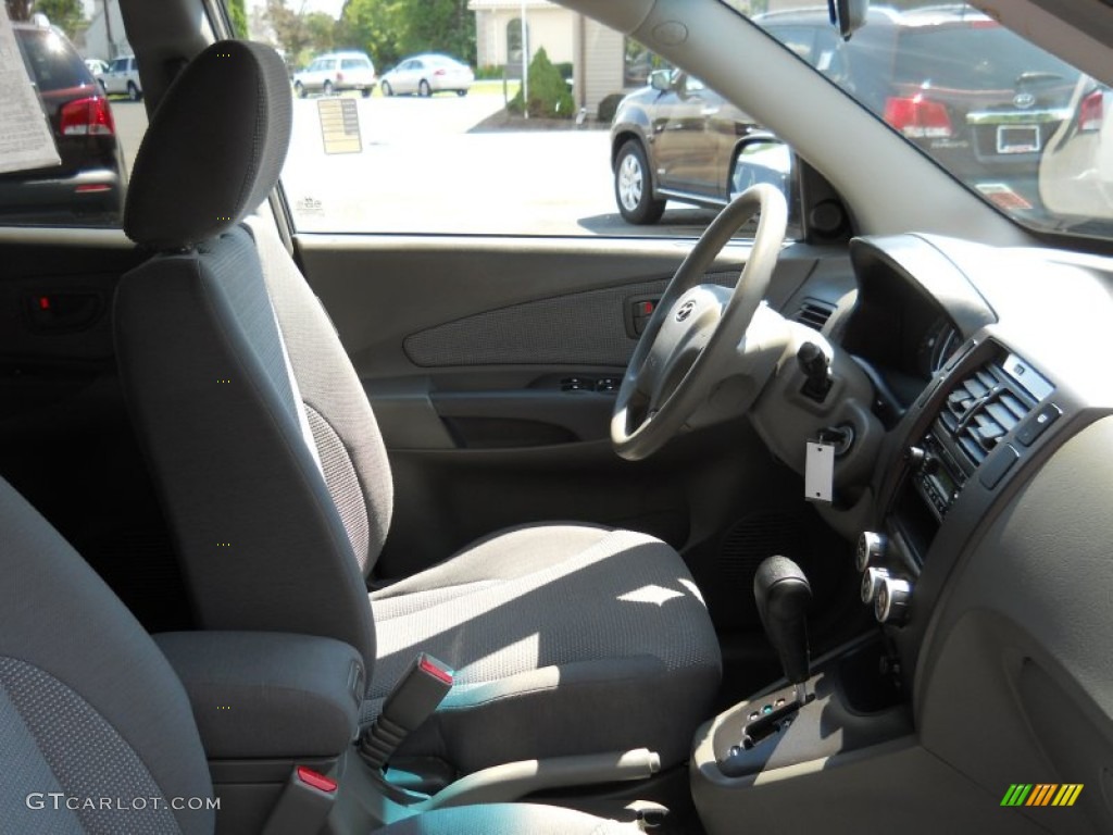 2007 Tucson GLS - Dark Titanium Gray Metallic / Gray photo #7