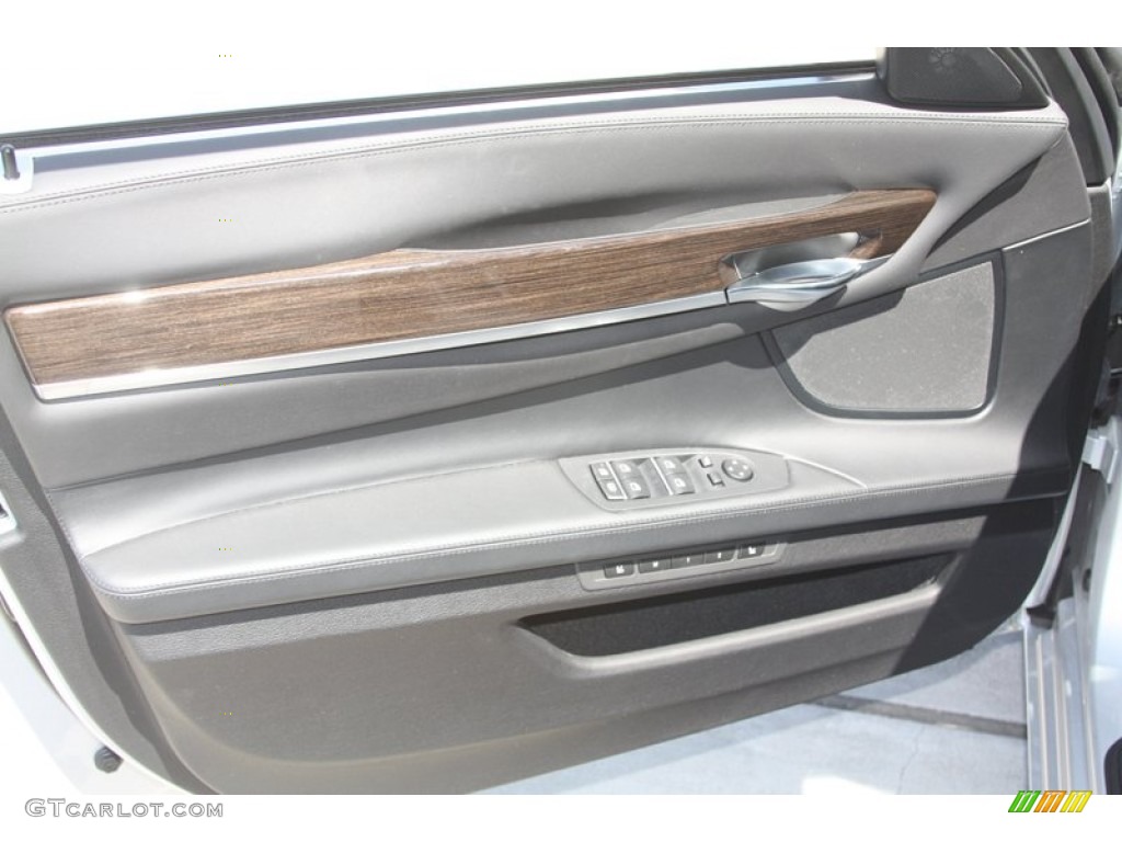 2012 7 Series 750Li Sedan - Titanium Silver Metallic / Black photo #13