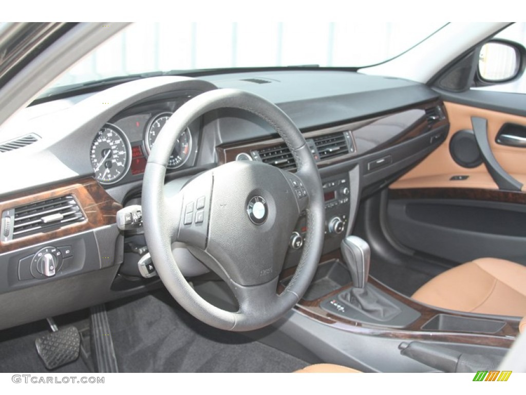 2011 3 Series 328i Sedan - Jet Black / Saddle Brown Dakota Leather photo #4
