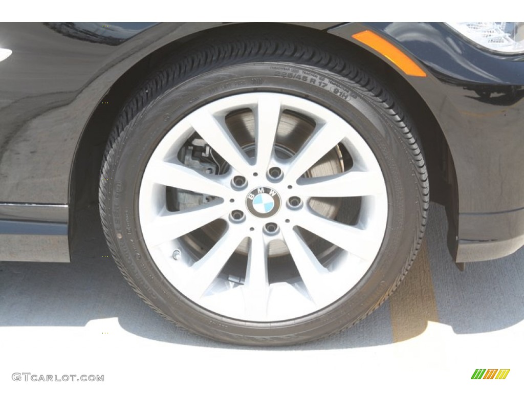 2011 3 Series 328i Sedan - Jet Black / Saddle Brown Dakota Leather photo #9