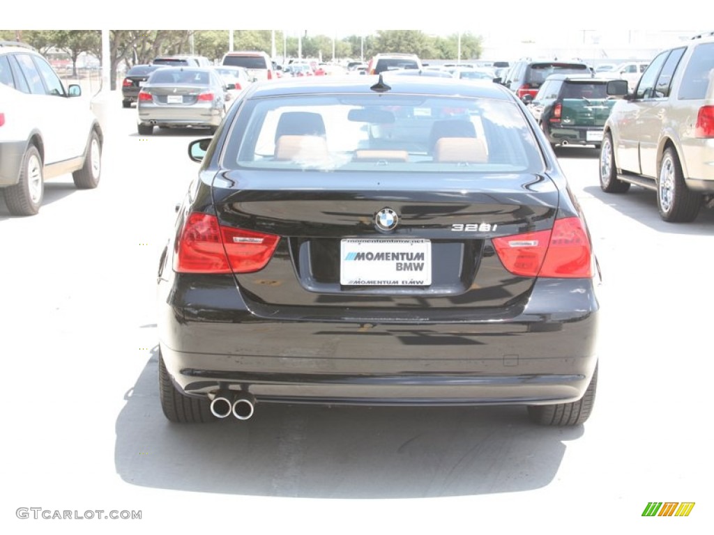 2011 3 Series 328i Sedan - Jet Black / Saddle Brown Dakota Leather photo #11