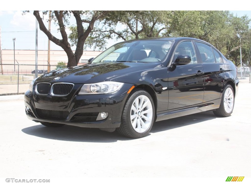 2011 3 Series 328i Sedan - Jet Black / Saddle Brown Dakota Leather photo #14