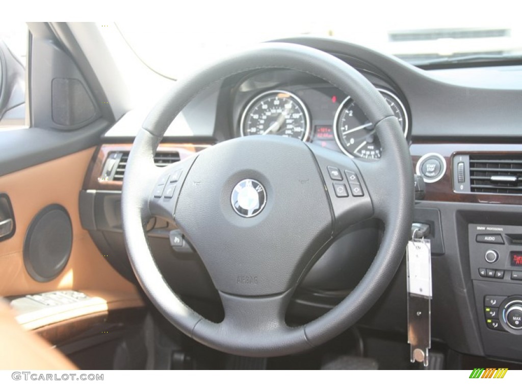 2011 3 Series 328i Sedan - Jet Black / Saddle Brown Dakota Leather photo #31