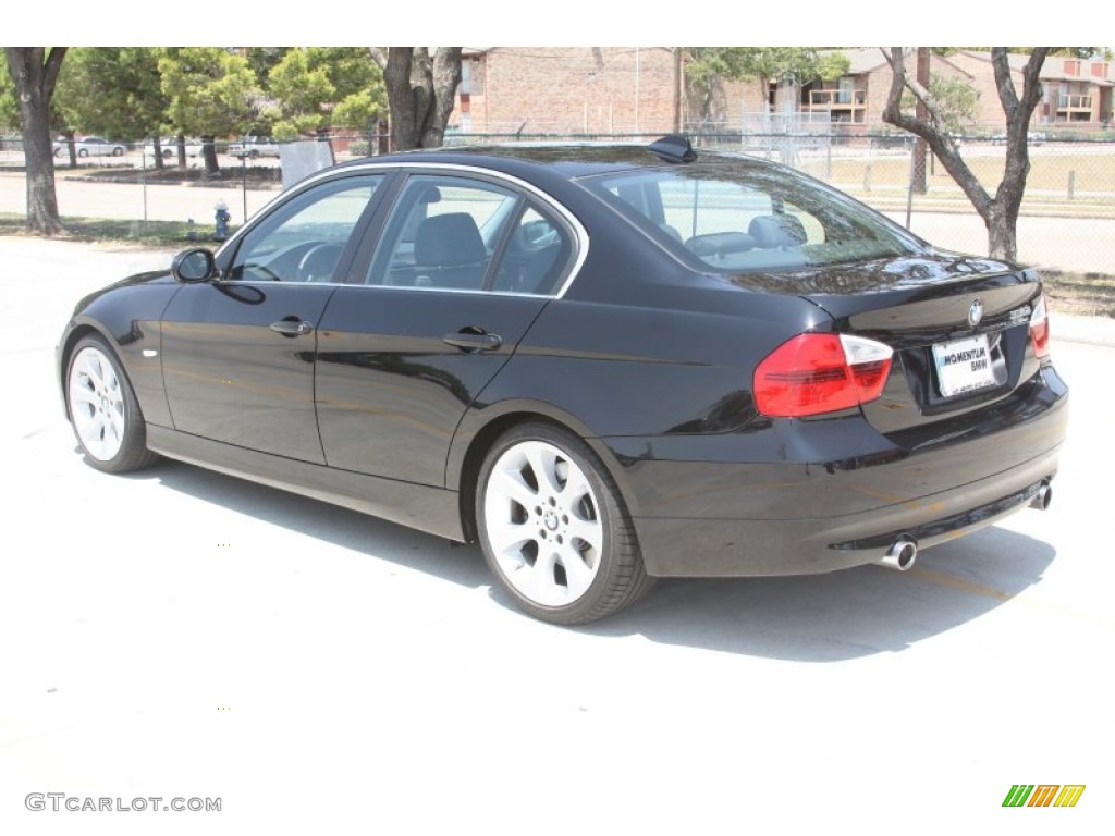 2008 3 Series 335i Sedan - Jet Black / Black photo #2