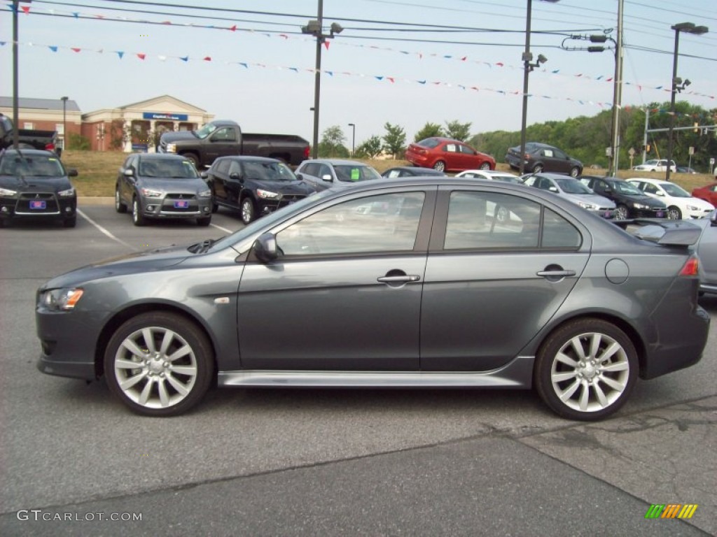 Graphite Gray Pearl 2011 Mitsubishi Lancer GTS Exterior Photo #53170248