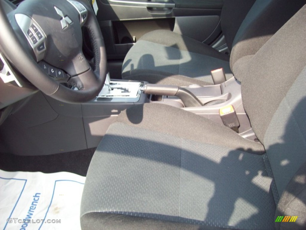 2011 Lancer GTS - Graphite Gray Pearl / Black photo #11