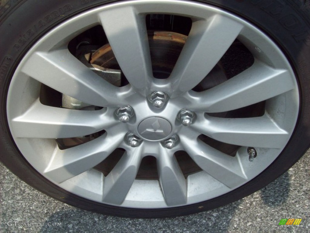 2011 Lancer GTS - Graphite Gray Pearl / Black photo #23