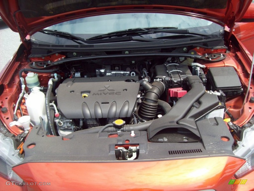 2011 Mitsubishi Lancer GTS 2.4 Liter DOHC 16-Valve MIVEC 4 Cylinder Engine Photo #53170467