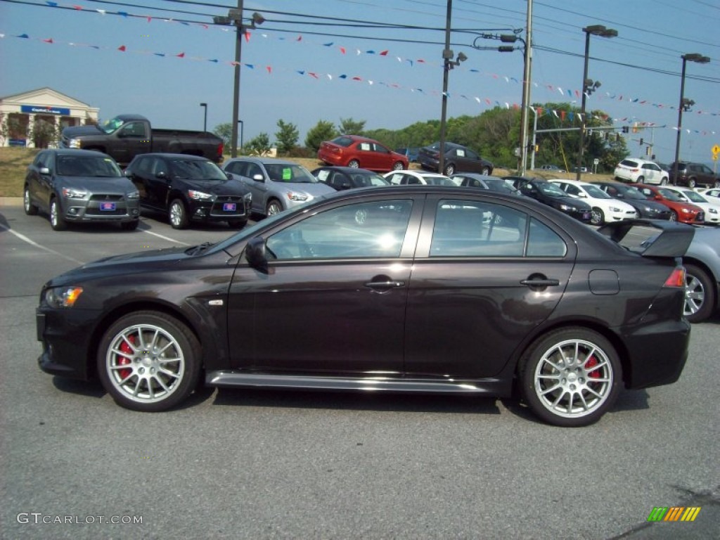 Phantom Black Pearl 2011 Mitsubishi Lancer Evolution GSR Exterior Photo #53170611