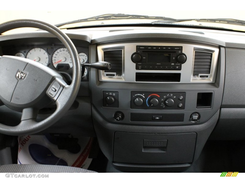 2008 Ram 1500 SLT Quad Cab 4x4 - Brilliant Black Crystal Pearl / Medium Slate Gray photo #5