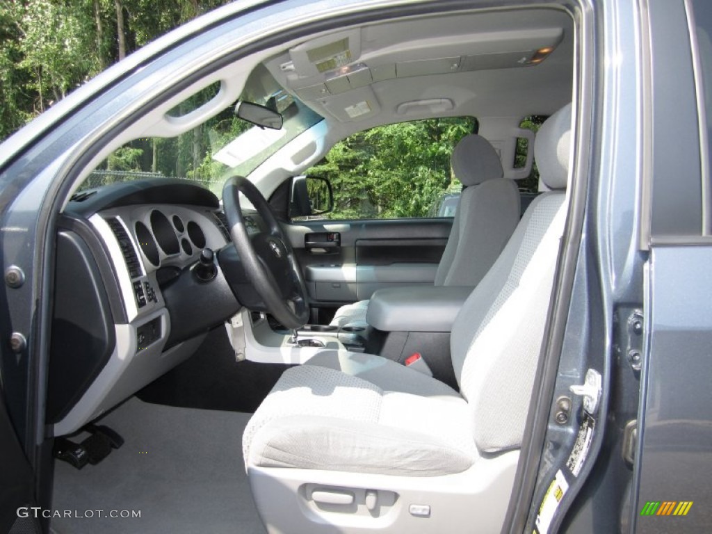 2008 Tundra SR5 TRD Double Cab 4x4 - Slate Gray Metallic / Graphite Gray photo #15