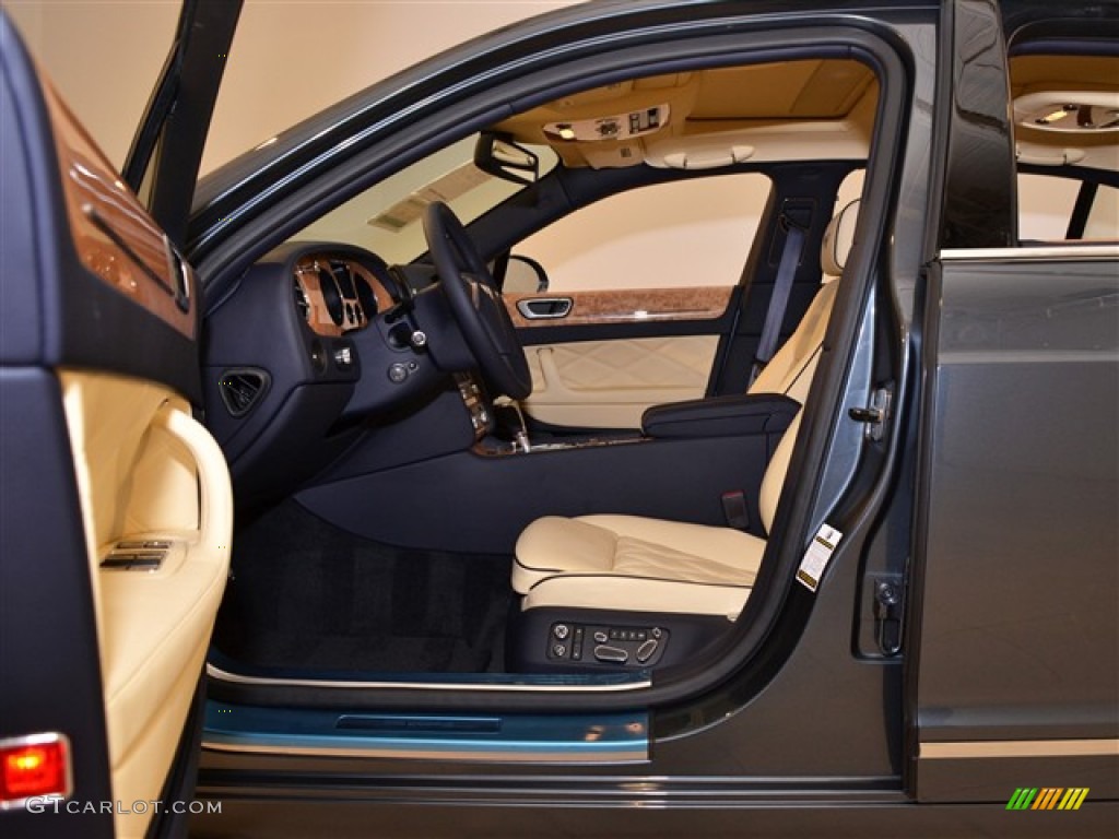 Magnolia/Imperial Blue Interior 2012 Bentley Continental Flying Spur Speed Photo #53173168