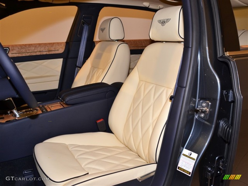 Magnolia/Imperial Blue Interior 2012 Bentley Continental Flying Spur Speed Photo #53173183