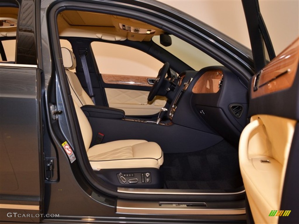 Magnolia/Imperial Blue Interior 2012 Bentley Continental Flying Spur Speed Photo #53173216
