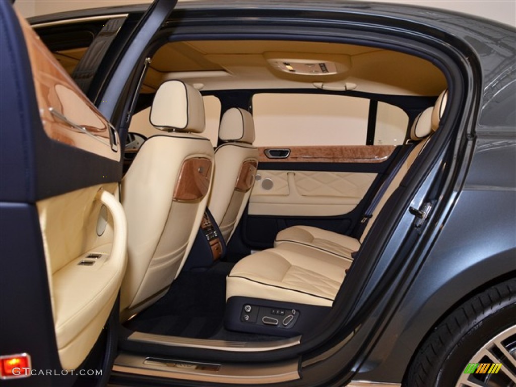 Magnolia/Imperial Blue Interior 2012 Bentley Continental Flying Spur Speed Photo #53173231