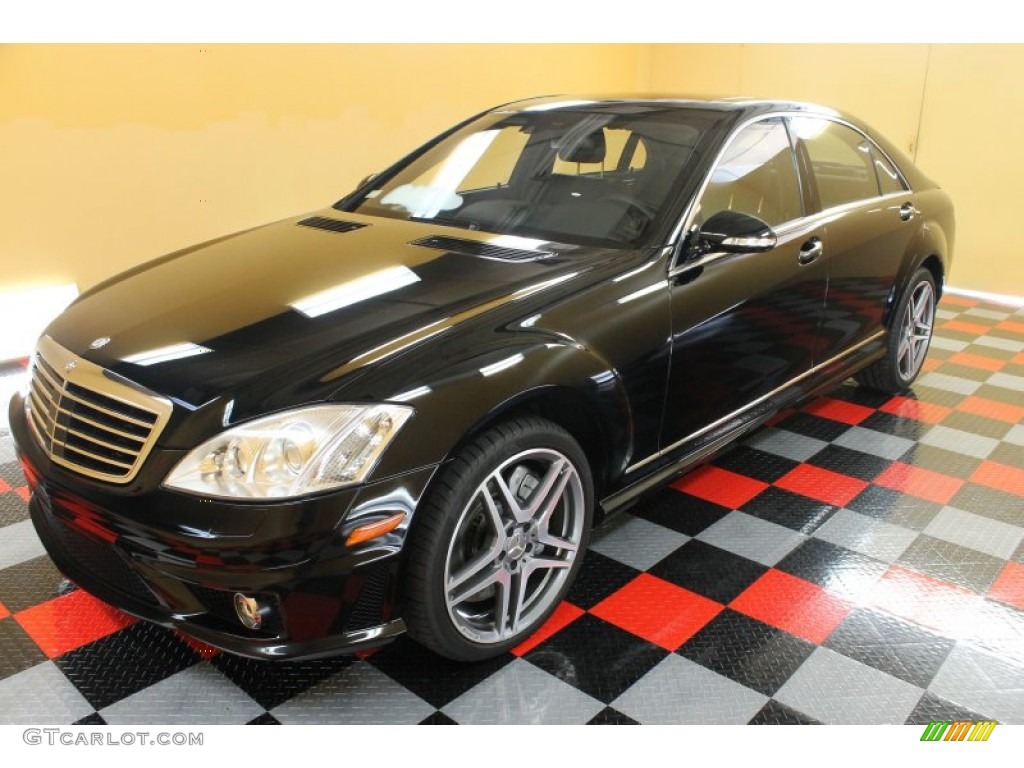 Black 2009 Mercedes-Benz S 63 AMG Sedan Exterior Photo #53174723