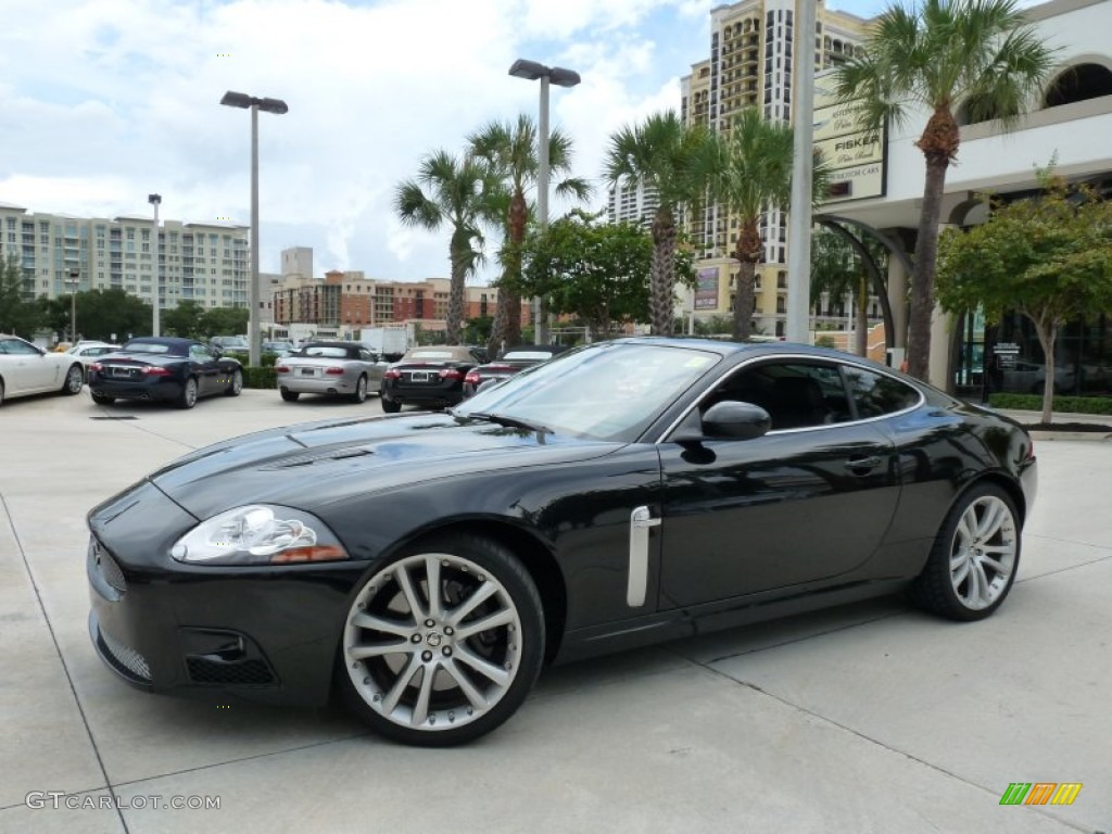 2009 XK XKR Coupe - Ultimate Black / Charcoal photo #1