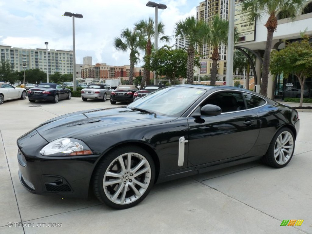 Ultimate Black 2009 Jaguar XK XKR Coupe Exterior Photo #53176556