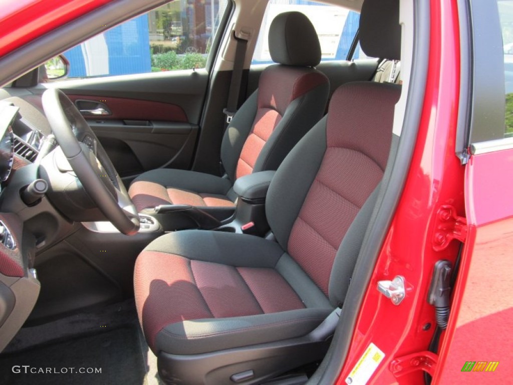 Jet Black/Sport Red Interior 2012 Chevrolet Cruze LT/RS Photo #53176853