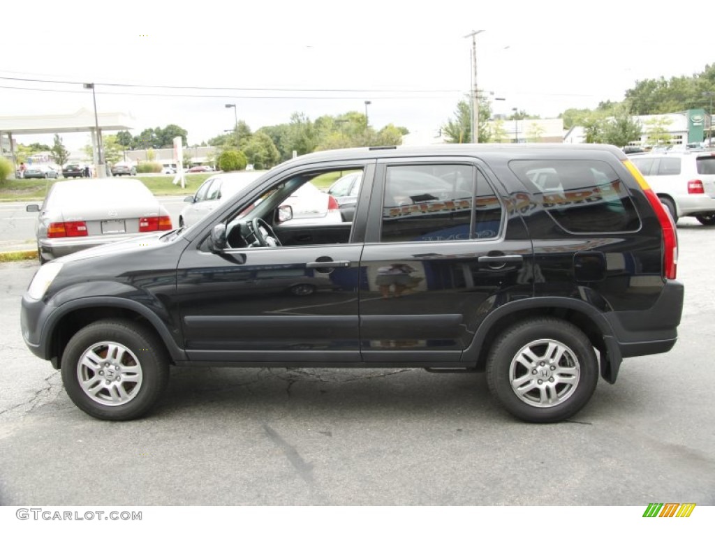 2003 CR-V EX 4WD - Nighthawk Black Pearl / Gray photo #9