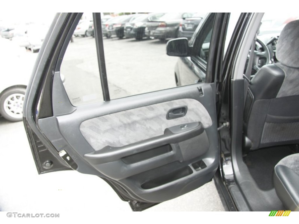 2003 CR-V EX 4WD - Nighthawk Black Pearl / Gray photo #13